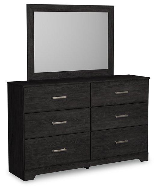 ashley furniture black dresser with mirror Portdown 8 Drawer Dresser and Mirror