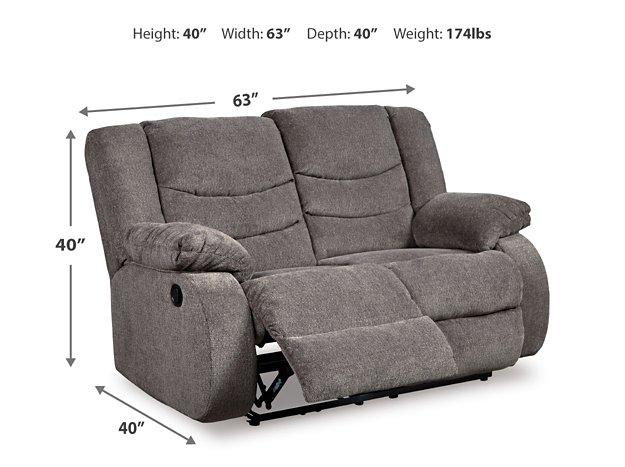 Tulen Reclining Loveseat - Big's Furniture (NV) - Multi Location