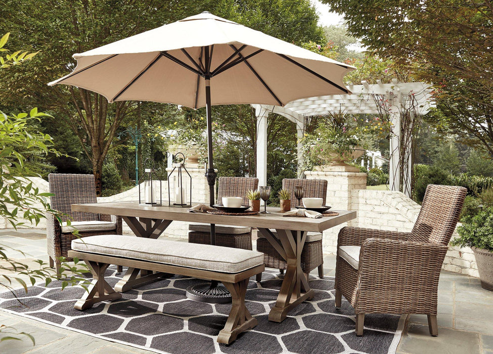 Beachcroft Outdoor Dining Set - Big's Furniture (NV) - Multi Location