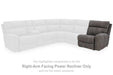 Next-Gen DuraPella Power Reclining Sectional Loveseat with Console - Big's Furniture (NV) - Multi Location