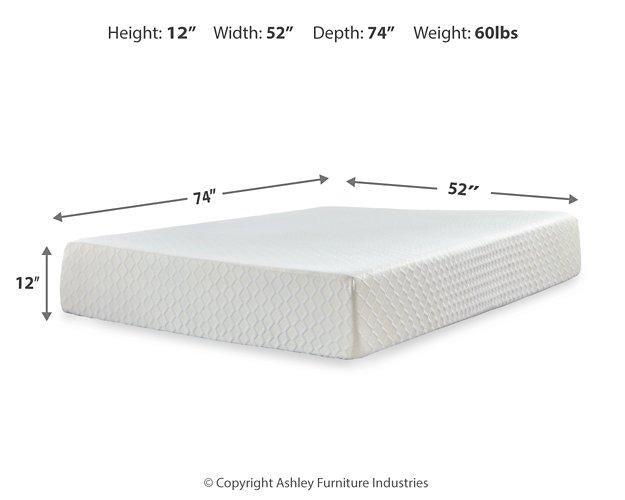 Chime 12 Inch Memory Foam Mattress in a Box - Big's Furniture (NV) - Multi Location