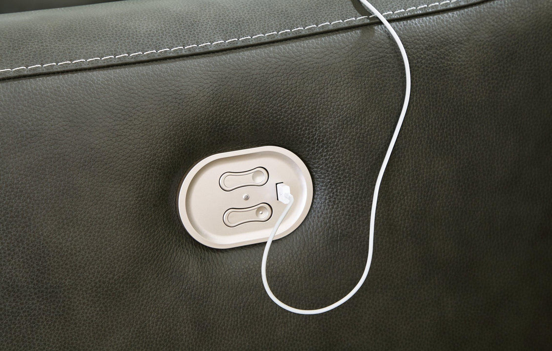 Center Line Power Reclining Sectional Loveseat - Big's Furniture (NV) - Multi Location