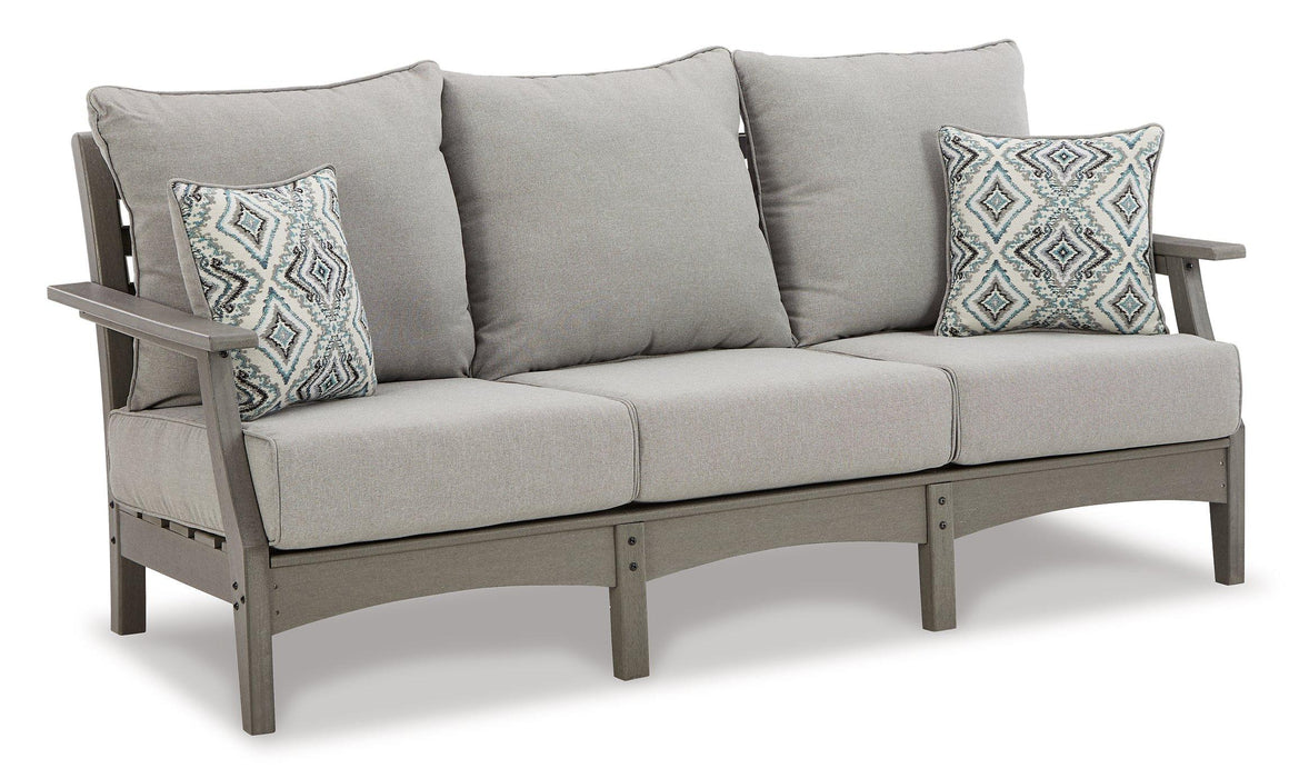 Visola Outdoor Sofa and Loveseat Set - Big's Furniture (NV) - Multi Location