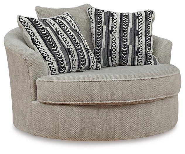Calnita Oversized Swivel Accent Chair - Big's Furniture (NV) - Multi Location