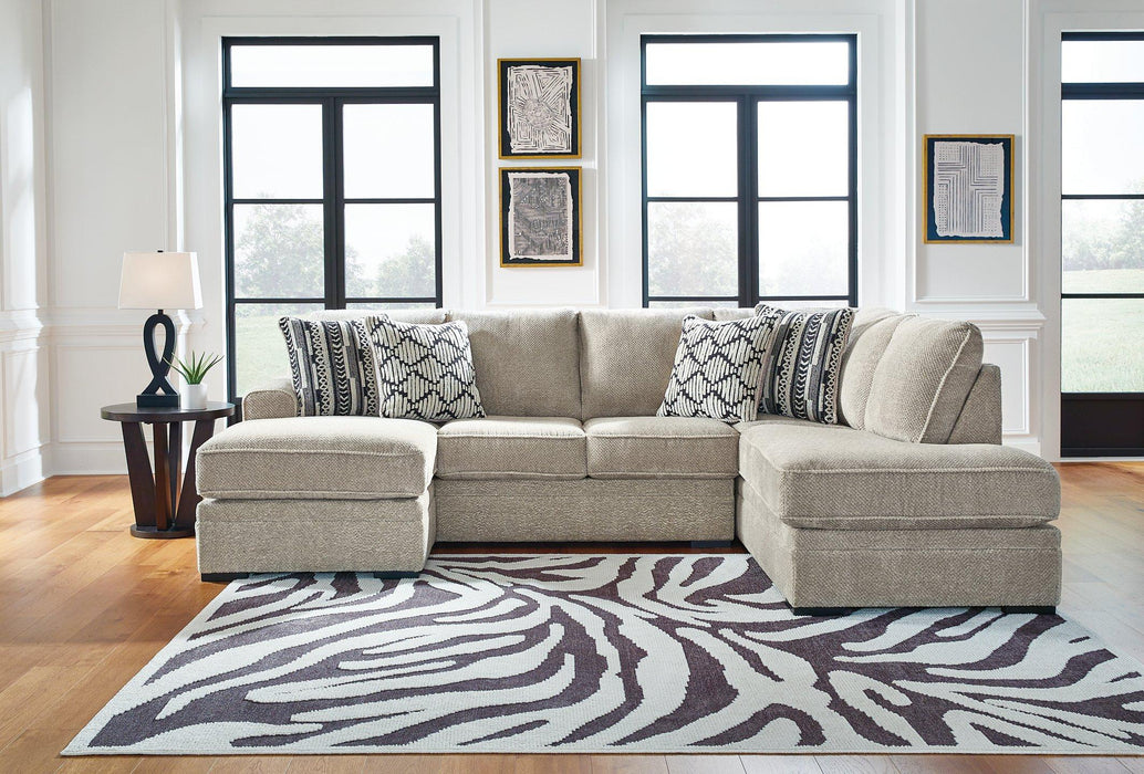 Calnita Sectional with Chaise - Big's Furniture (NV) - Multi Location