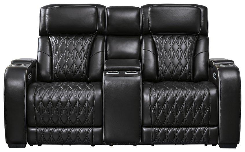 Boyington Power Reclining Loveseat with Console - Big's Furniture (NV) - Multi Location