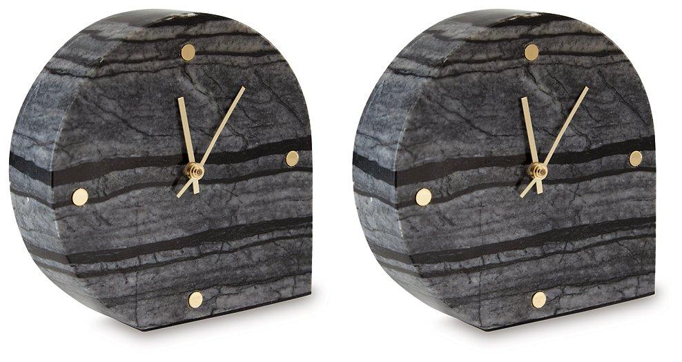 Janmour Table Clock (Set of 2) - Big's Furniture (NV) - Multi Location