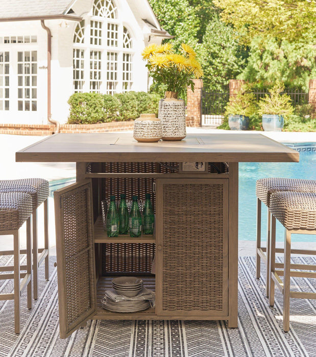 Walton Bridge Outdoor Dining Set - Big's Furniture (NV) - Multi Location
