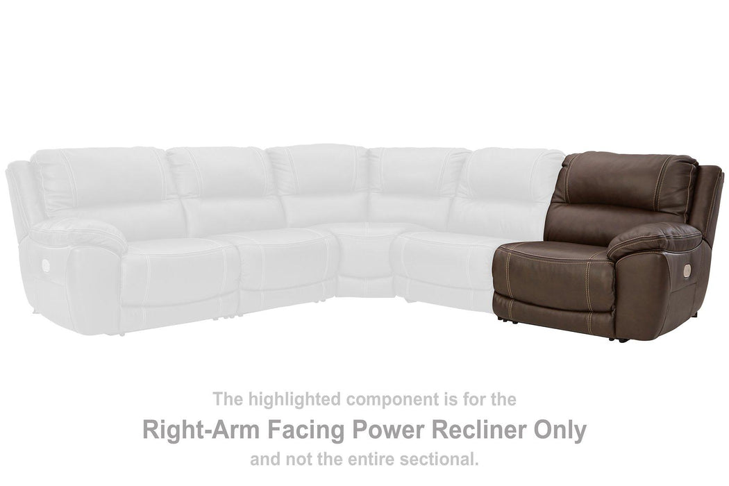 Dunleith Power Reclining Sectional Loveseat - Big's Furniture (NV) - Multi Location