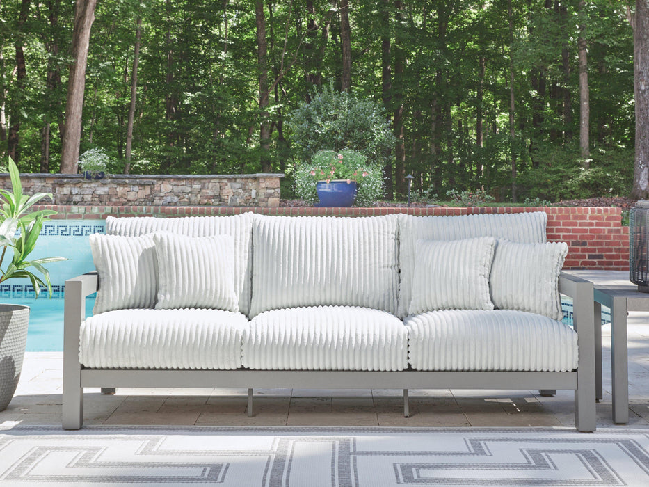Hurley Park Outdoor Sofa with Cushion - Big's Furniture (NV) - Multi Location
