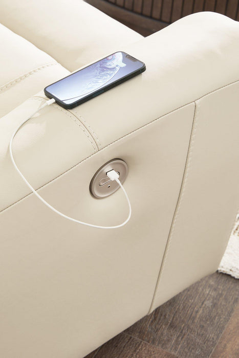 Dahlmoore Power Reclining Loveseat with Console - Big's Furniture (NV) - Multi Location