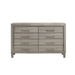Lennox 8 Drawer Dresser-Gray