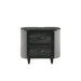 Skyline 2 Drawer Nightstand-Onyx
