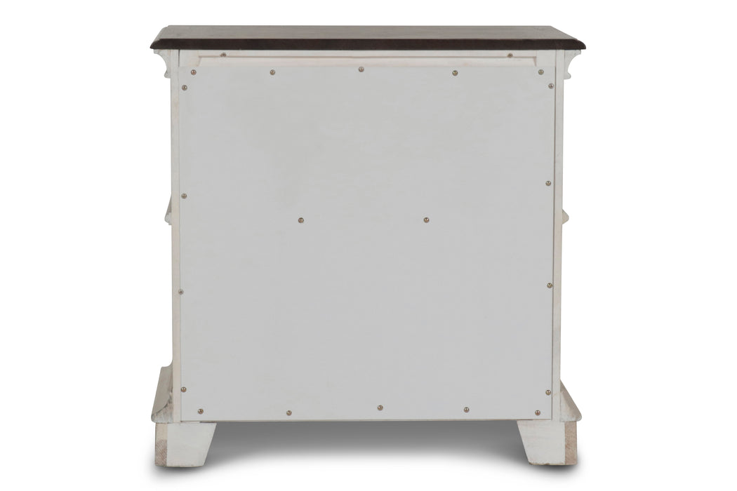 Anastasia Nightstand - Ant. White
