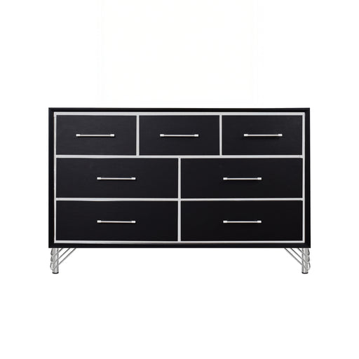 Ava 7 Drawer Dresser-Ebony