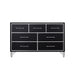 Ava 7 Drawer Dresser-Ebony