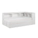 Galen-(4) Twin Bookcase Corner Platform Bed with Twin Trundle image