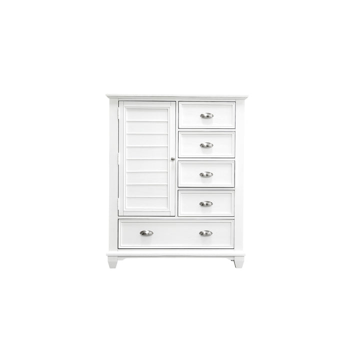 Jamestown Door Chest- White