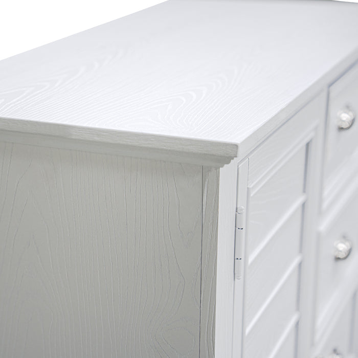 Jamestown Door Chest- White