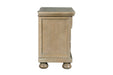 Allegra Nightstand -Pewter