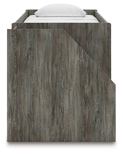 Frandern Loft Bed with Bookcase and Drawer Storage - Big's Furniture (NV) - Multi Location