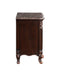 Constantine Nightstand W/Marble Top-Cherry