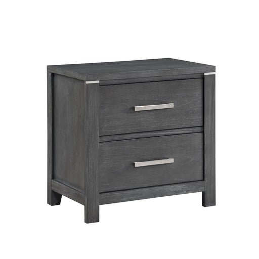 Odessa Nightstand-Charcoal