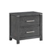 Odessa Nightstand-Charcoal