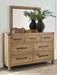 Ridgester Dresser and Mirror - Big's Furniture (NV) - Multi Location