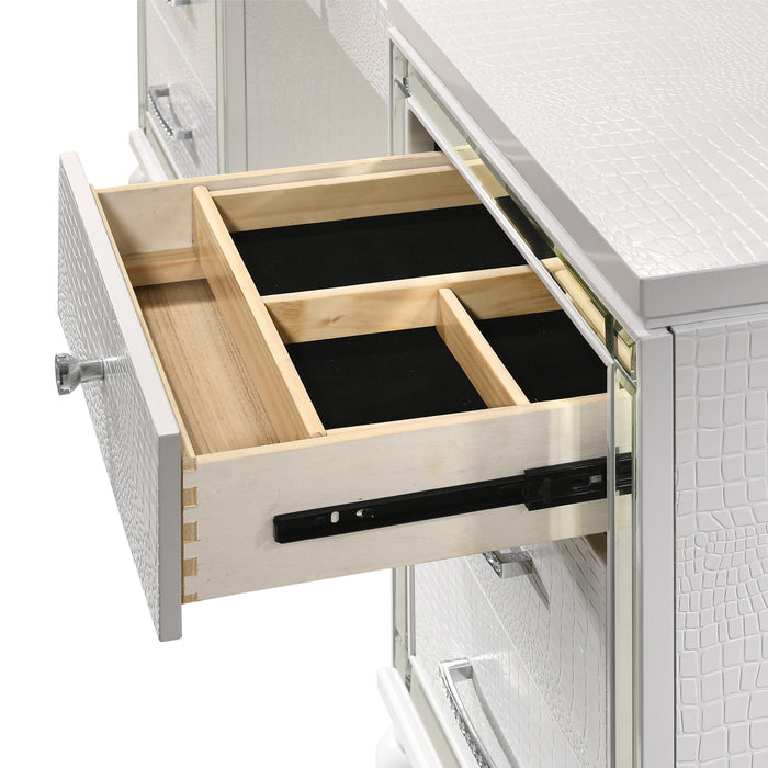 Valentino Dressing Table-White