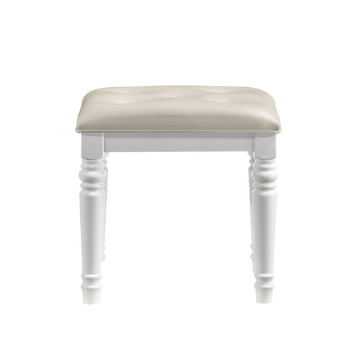 Valentino Dressing Table Stool-White