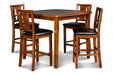 Dixon Counter Dining 5 Pc Set-Dk Espresso