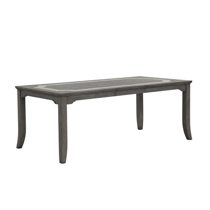 Lisbon Rectangle Dining Table-Gray