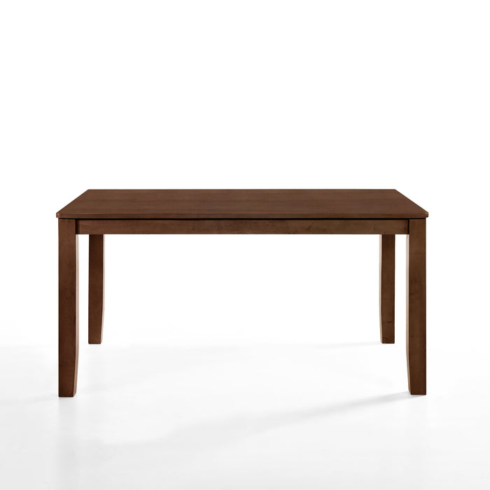 Pascal 59" Rectangle Dining Table-Walnut