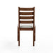 Pascal Ladderback Dining Chair (2 Per Carton)-Walnut