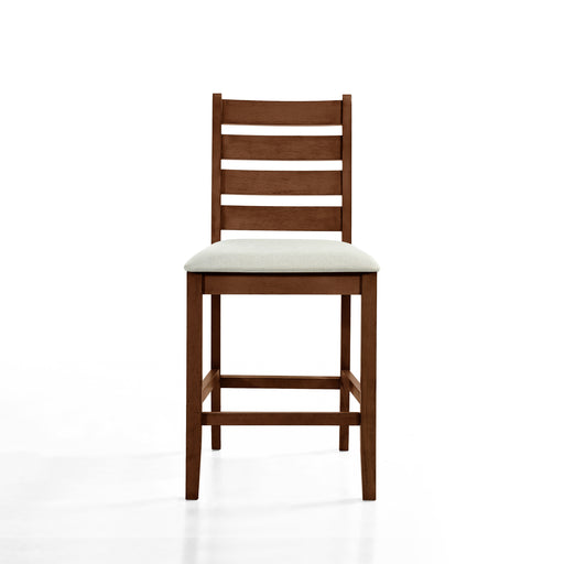 Pascal Ladderback Counter Chair (2 Per Carton)-Walnut