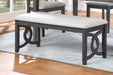 Gia 46" Bench-Gray