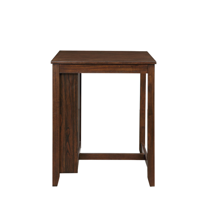 Gia 3 Pc 30" Storage Counter Table & 2 Chairs-Cherry