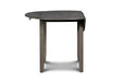 Gia 3 Pc 42" Drop Leaf Dining Table & 2 Chairs-Gray