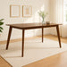 Morocco 47" Rectangle Dining Table-Walnut Brown