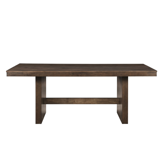 Kody Rectangle Dining Table Base-Dk Walnut