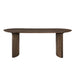 Kody Oval Dining Table Base-Dk Walnut