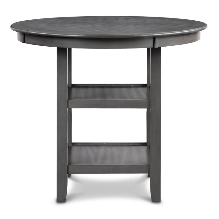 Amy 5 Pc 42" Round Counter Dining Set-Gray