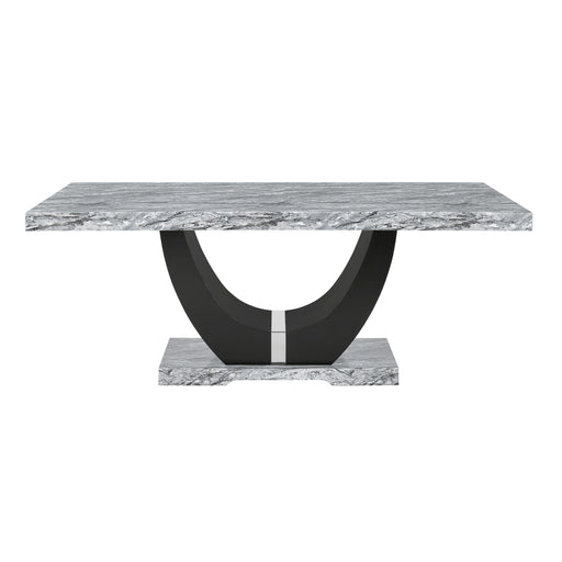 Lyra Dining Table Top And Base Bottom Marble