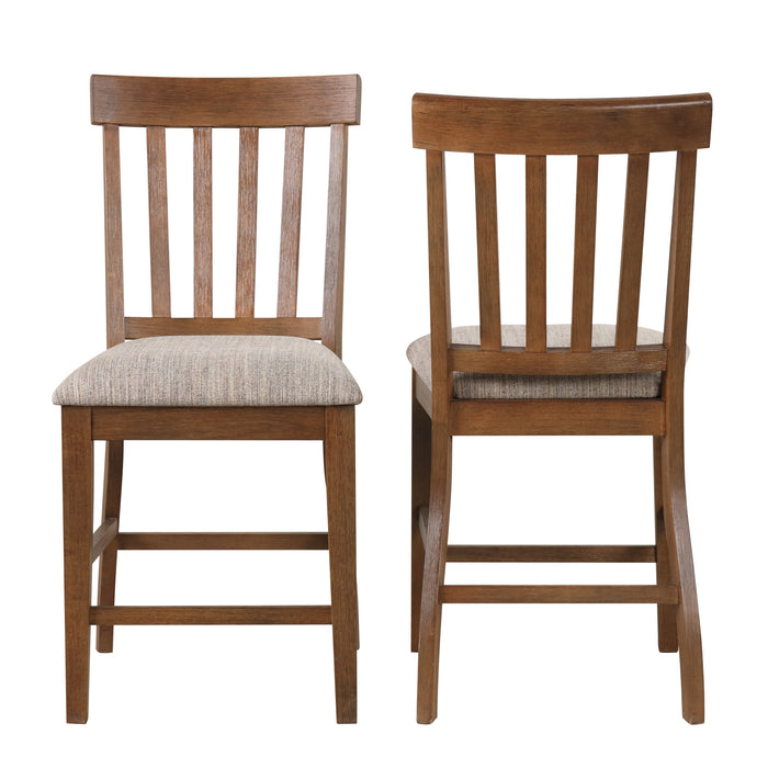 Putnam Counter Chair (2 Per Carton)-Walnut