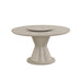Gwendolyn Round Dining Table Top & Lazy Susan-Cerused Taupe
