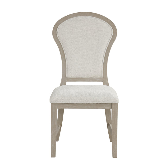 Gwendolyn Dining Side Chair (2 Per Carton)-Cerused Taupe