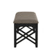 Potomac Dining Bench-Brown/Black