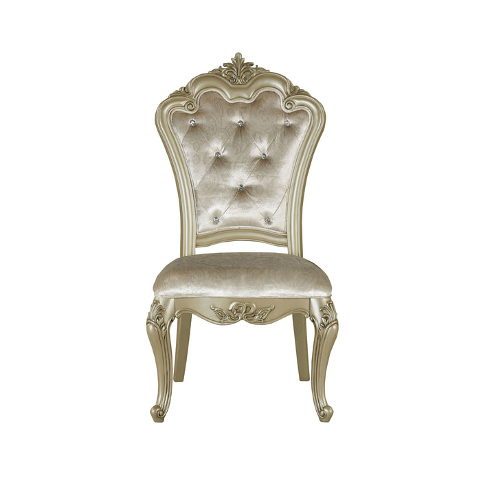 Monique Side Chair (2/Ctn)-Champagne