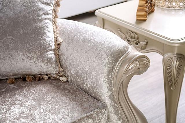 Acapulco White & Espresso Sofa - Big's Furniture (NV) - Multi Location